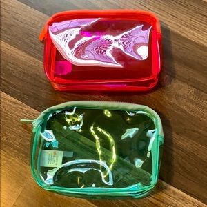 Clear cosmetic bags